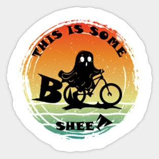 Boo-cycle retro Sticker